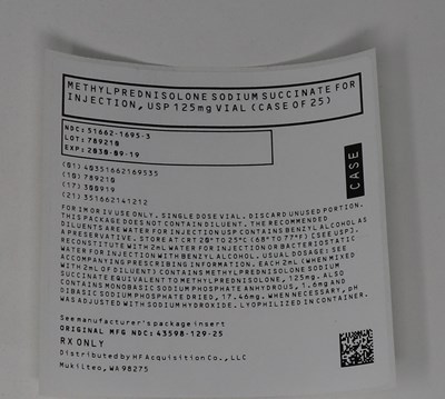 Label (51662 1695 3 Case)
